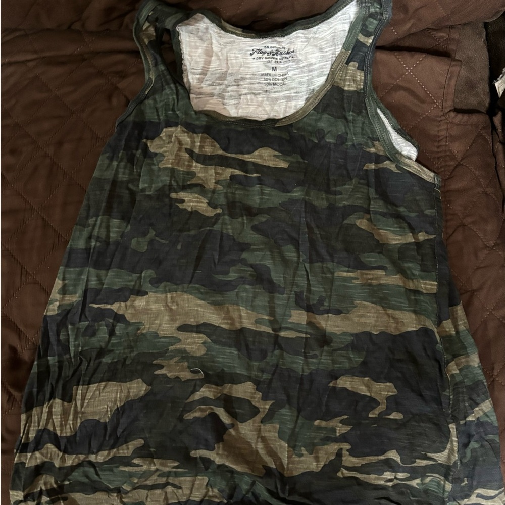 Camouflage Tank Top